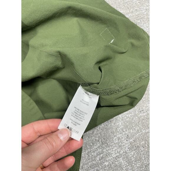 Topo Designs Global Pullover dress olive green stretch shift travel long tunic L - Picture 5 of 7